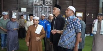 Kunjungi Tuan Guru Besilam, Ganjar Pranowo Disambut Plt Bupati Langkat