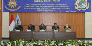 Komandan Seskoal Membuka  Acara RAPJ Ke-38 Primkopal Seskoal Tahun Buku 2022