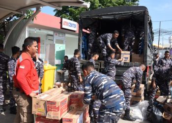 TNI AL Fasilitasi Bantuan Sosial Korban Kebakaran Depo Plumpang