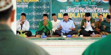 Plt Bupati Langkat Hadir Di Istighotsah NU Ponpes Ulumul Quran