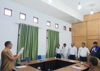 Kepala BKPSDM Humbahas Lantik Tiga Pejabat Eselon III di Dinas PUTR