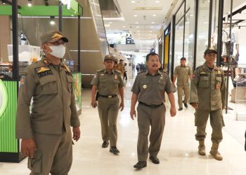 Kembali Gelar GDN, Satpol PP Kota Bekasi Bergerak ke Mall dan Pusat Pertokoan