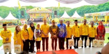 Syah Afandin Hadiri Pelantikan DPD Golkar Langkat