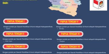 Dapil dan Alokasi Kursi DPRD Provinsi Pada Pemilu 2024 Dari Provinsi Papua Tengah