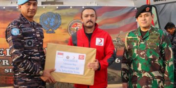 TNI AL di Misi Perdamaian PBB Kirim Bantuan Kemanusiaan Ke Turki