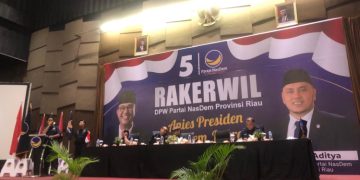 Rakerwil Partai NasDem Riau Bahas Nama Caleg dan Strategi Menangkan Pemilu 2024