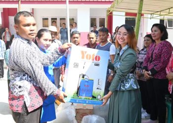 Bunda Paud Kabupaten Humbahas Kunker ke Desa Sanggaran II Kecamatan Onanganjang