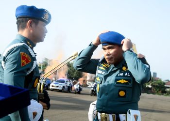 Kasal Jadi Warga Kehormatan Korps Polisi Militer TNI AL