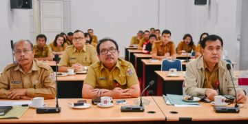 Pemkab Humbahas Ikuti Rakor Program Pemberantasan Korupsi