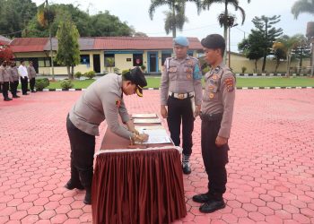 Kapolres Toba Beri Peringatan Kepada Jajarannya Untuk Tidak Menyalahgunakan Narkoba