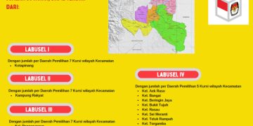 Dapil dan Alokasi Kursi Anggota DPRD Pada Pemilu 2024 Dari Kabupaten Labuhanbatu Selatan