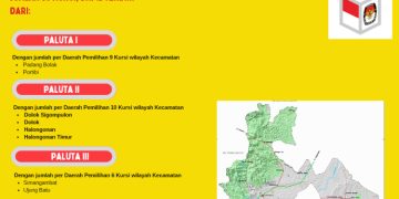 Dapil dan Alokasi Kursi Anggota DPRD Pada Pemilu 2024 Dari Kabupaten Padang Lawas Utara