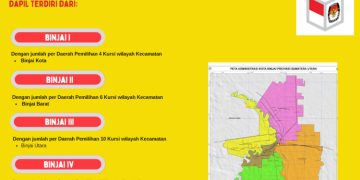 Dapil dan Alokasi Kursi Anggota DPRD Pada Pemilu 2024 Dari Kota Binjai