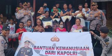 Bantuan Lima Puluh Ton Beras Dikirimkan Polri ke Warga NTT
