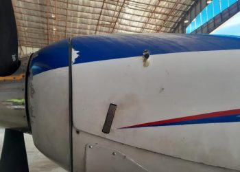KKB Tembaki Pesawat Asian One Saat Landing di Bandara Beoga Kabupaten Puncak