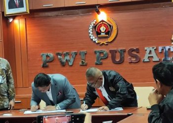 DKPP dan PWI Teken MoU Tentang Sosialisasi KEPP Secara Nasional