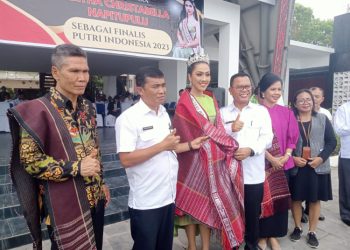 Bupati Toba Ajak Masyarakat Dukung Finalis Putri Indonesia Tahun 2023 Tabitha Cristabella Napitupulu