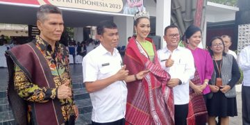 Bupati Toba Ajak Masyarakat Dukung Finalis Putri Indonesia Tahun 2023 Tabitha Cristabella Napitupulu
