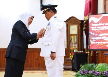 Marhaen Djumadi Dilantik Jadi Bupati Pada HUT Ke-1.086 Nganjuk