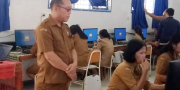 Sebanyak 66 PNS Humbahas Ikuti Persyaratan Ujian Kenaikan Pangkat Sistem CAT