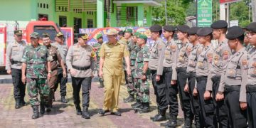 Apel Gelar Pasukan Operasi Ketupat Toba 2023, Bupati Humbahas Sampaikan Arahan Kapolri