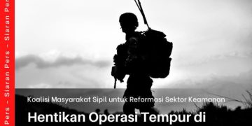 KMS-RSK Angkat Bicara Terkait Operasi Tempur di Papua