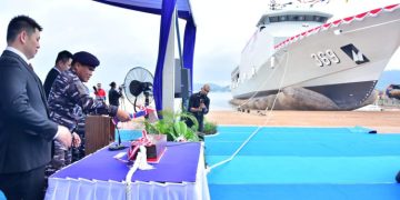 Kasal Luncurkan Korvet Bung Karno di Batam