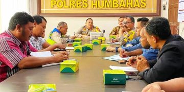 Polres Humbahas Gelar Rakor Kesiapan PPKD Jelang Pilkades Sosortolong Sihite III