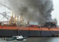 Kapal Kargo Terbakar di Surabaya, Berisi 7 Ton BBM