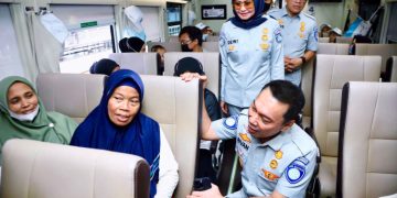 Jasa Raharja Lepas 14 Ribu Peserta Mudik Bersama BUMN 2023 Moda Kereta Api