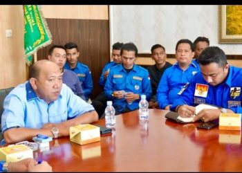 KNPI Langkat Audiensi Kepada Plt. Bupati Syah Afandin