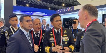 Kasal Promosi Kerjasama Stabilitas Kawasan dan Kegiatan TNI AL di IMDEX 2023