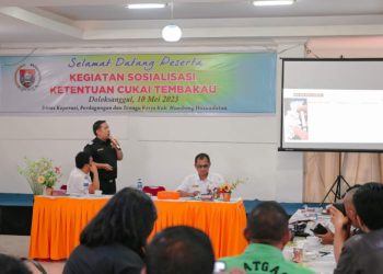 Pemkab Humbahas Sosialisasi Ketentuan Cukai Tembakau Sebagai Bentuk Pemanfaatan DBH
