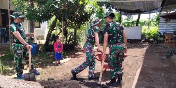Satgas TNI AL Encap The 4th MNEK 2023 Mulai Bangun Fasilitas Umum di Makassar