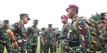 TNI AL Siapkan Pasukan Marinir Satgas Perbatasan RI -PNG