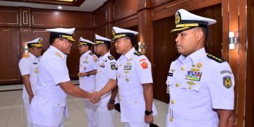 Kasal Pimpin Sertijab Sejumlah Jabatan Strategis di Lingkungan Mabesal