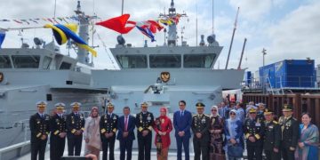 Kasal Pimpin Acara Delivery, TNI AL Resmi Miliki Kapal Penyapu Ranjau Canggih