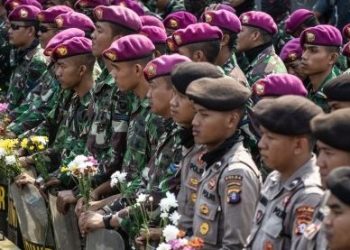 Ribuan Personel Gabungan TNI-Polri Amankan Aksi May Day