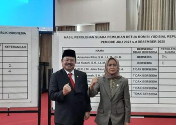 Amzulian Rifai Terpilih Jadi Ketua KY Periode 2023-2025