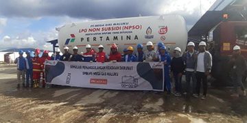 Pertamina Patra Niaga Regional Papua Maluku Gelar Simulasi Penanganan Keadaan Darurat di SPBE