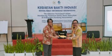 Bupati Humbahas Buka Sosialisasi Informasi Geospasial Dukung Pemetaan Batas Desa/Kelurahan