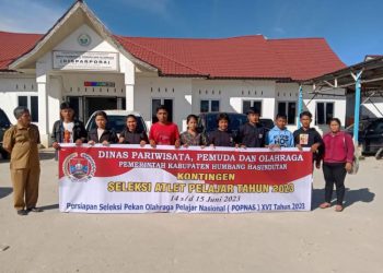 Pemkab Humbahas Berangkatkan Kontingen Ikuti Seleksi POPNAS Tahun 2023