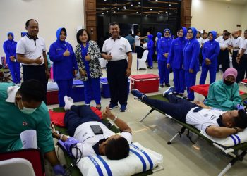 Donor Darah Digelar TNI AL, Peringati Hari Hidrografi Dunia Ke-102