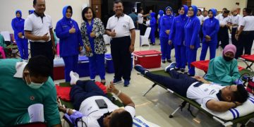 Donor Darah Digelar TNI AL, Peringati Hari Hidrografi Dunia Ke-102