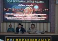 Dalam Rangka Hari Bhayangkara ke-77, Polres Humbahas Gelar Doa Bersama Lintas Agama