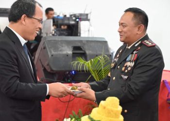 Bupati Humbahas di HUT Bhayangkara ke-77: Keamanan Bukan Hanya Tangungjawab TNI-Polri Tapi Semua Elemen Masyarakat