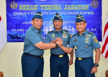 Asops Kasal Pimpin Serah Terima Jabatan Jajaran Staf Operasi TNI AL