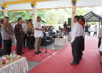 Plt. Bupati Langkat Lantik PESPARAWI LPPD Kabupaten Langkat