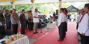 Plt. Bupati Langkat Lantik PESPARAWI LPPD Kabupaten Langkat