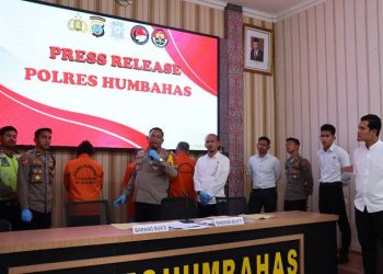 Polres Humbahas Ungkap Kasus Sabu dan Tabrak Lari, Tiga Orang Ditangkap